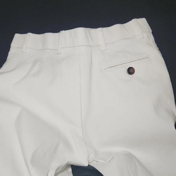 Ralph Lauren White Rayon Blend Pants - Picture 4 of 4